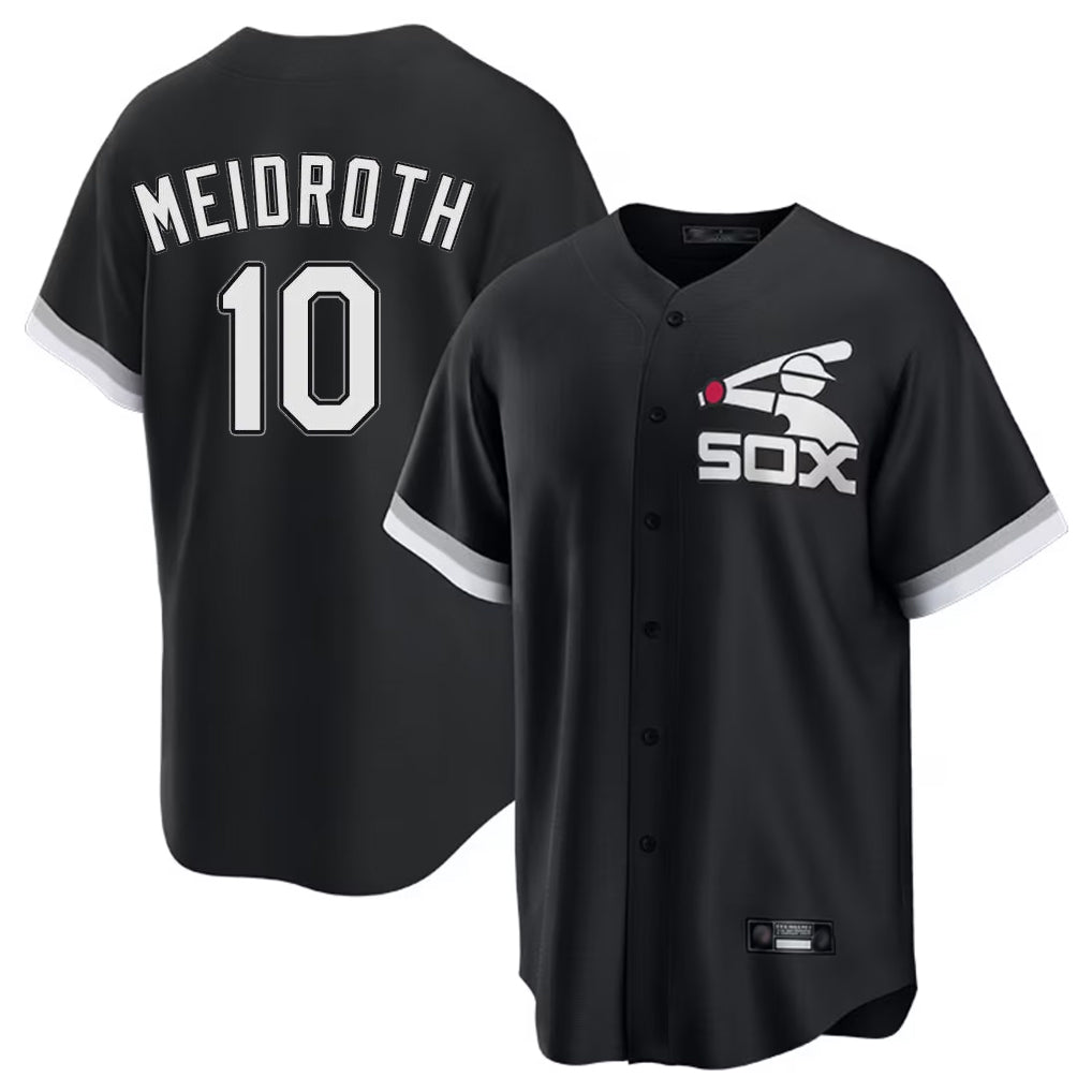 Fenge C.White Sox #10 Chase Meidroth Player Black Spring Training Game Stitched Jerseys