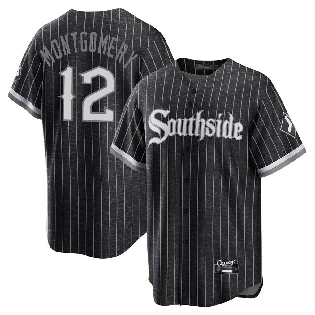Fenge C.White Sox #12 Colson Montgomery Player Black City Connect Home Game Stitched Jerseys