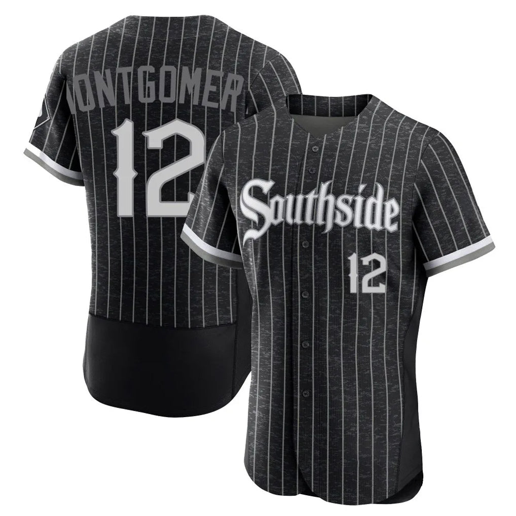 Fenge C.White Sox #12 Colson Montgomery Player Black City Connect Limited Elite Home Stitched Jerseys
