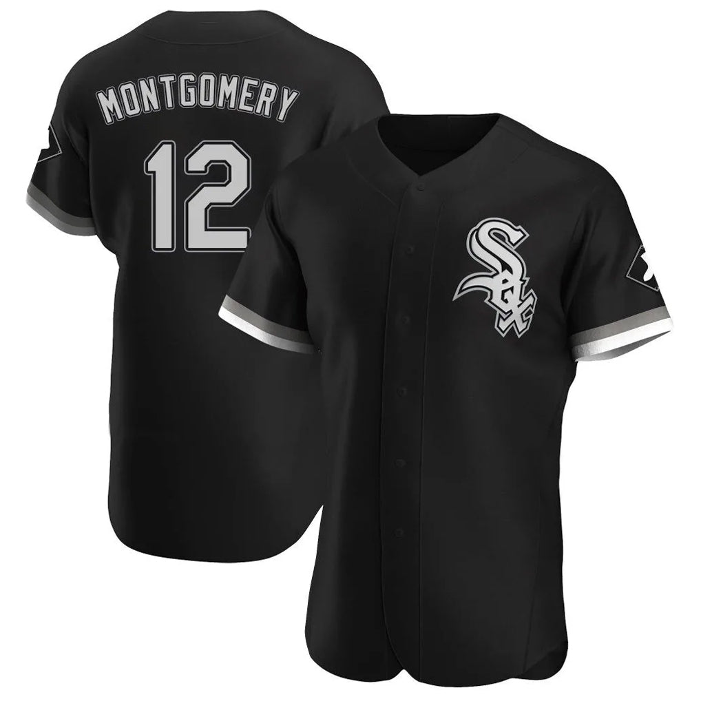 Fenge C.White Sox #12 Colson Montgomery Player Black Limited Elite Home Stitched Jerseys