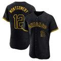 Fenge C.White Sox #12 Colson Montgomery Player Black Snake Skin City Limited Elite Home Stitched Jerseys