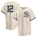 Fenge C.White Sox #12 Colson Montgomery Player Cream Field of Dreams Home Game Stitched Jerseys
