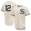 Fenge C.White Sox #12 Colson Montgomery Player Cream Field of Dreams Limited Elite Home Stitched Jerseys