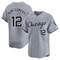 Fenge C.White Sox #12 Colson Montgomery Player Gray Road Limited Home Stitched Jerseys