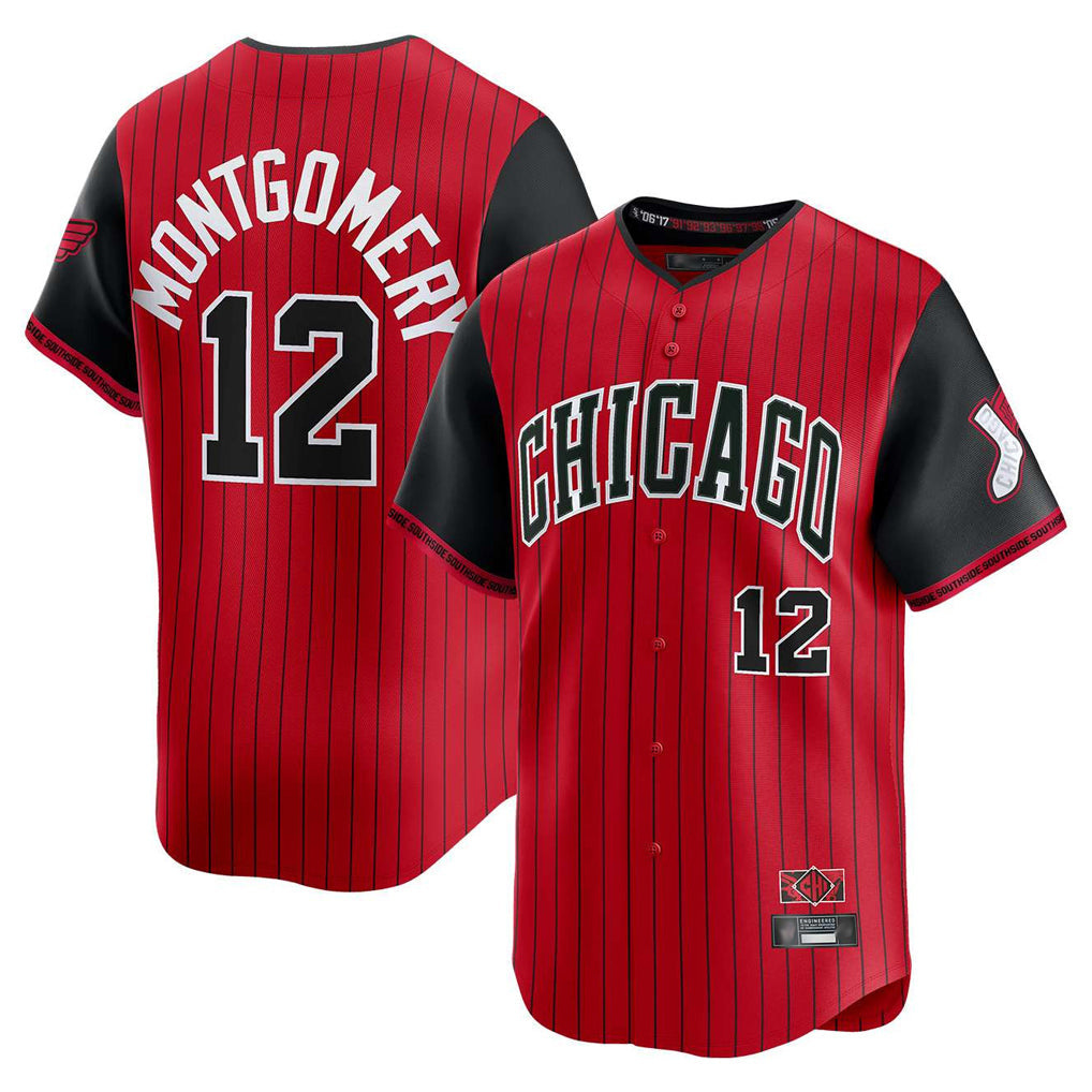 Fenge C.White Sox #12 Colson Montgomery Player Red City Connect Limited Home Stitched Jerseys