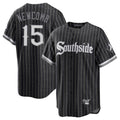 Fenge C.White Sox #15 Sean Newcomb Player Black City Connect Home Game Stitched Jerseys