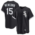 Fenge C.White Sox #15 Sean Newcomb Player Black Home Game Stitched Jerseys