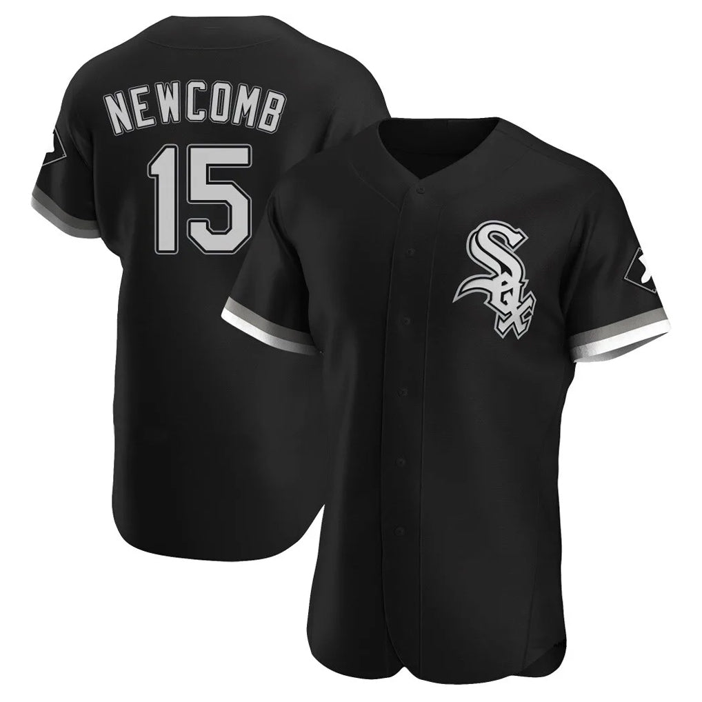 Fenge C.White Sox #15 Sean Newcomb Player Black Limited Elite Home Stitched Jerseys