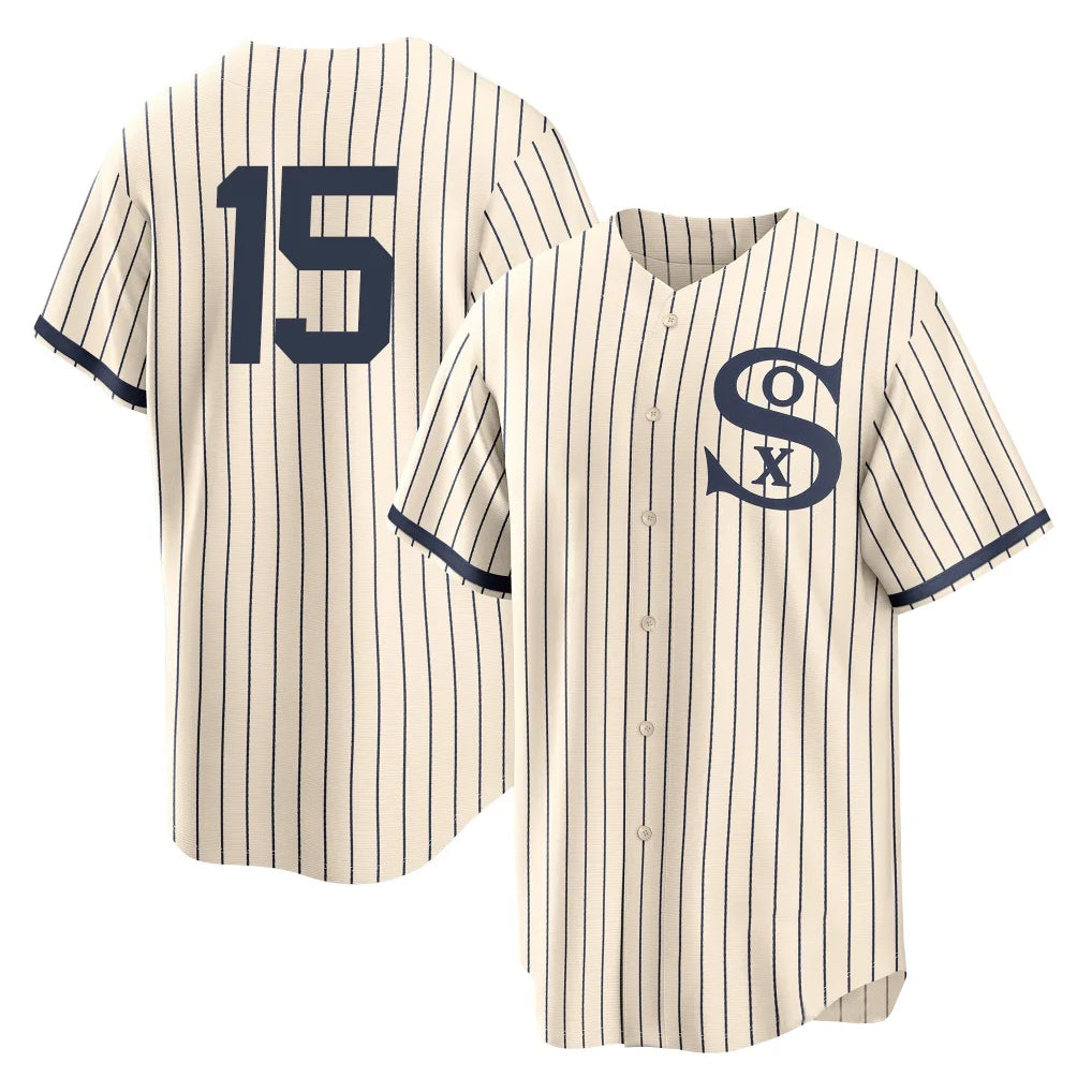 Fenge C.White Sox #15 Sean Newcomb Player Cream Field of Dreams Home Game Stitched Jerseys