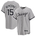 Fenge C.White Sox #15 Sean Newcomb Player Gray Home Game Stitched Jerseys