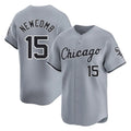 Fenge C.White Sox #15 Sean Newcomb Player Gray Road Limited Home Stitched Jerseys