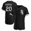 Fenge C.White Sox #20 Miguel Vargas Player Black Limited Elite Home Stitched Jerseys