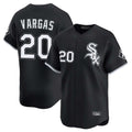 Fenge C.White Sox #20 Miguel Vargas Player Black Limited Home Stitched Jerseys