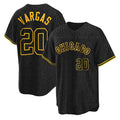 Fenge C.White Sox #20 Miguel Vargas Player Black Snake Skin City Home Game Stitched Jerseys