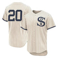 Fenge C.White Sox #20 Miguel Vargas Player Cream Field of Dreams Limited Elite Home Stitched Jerseys