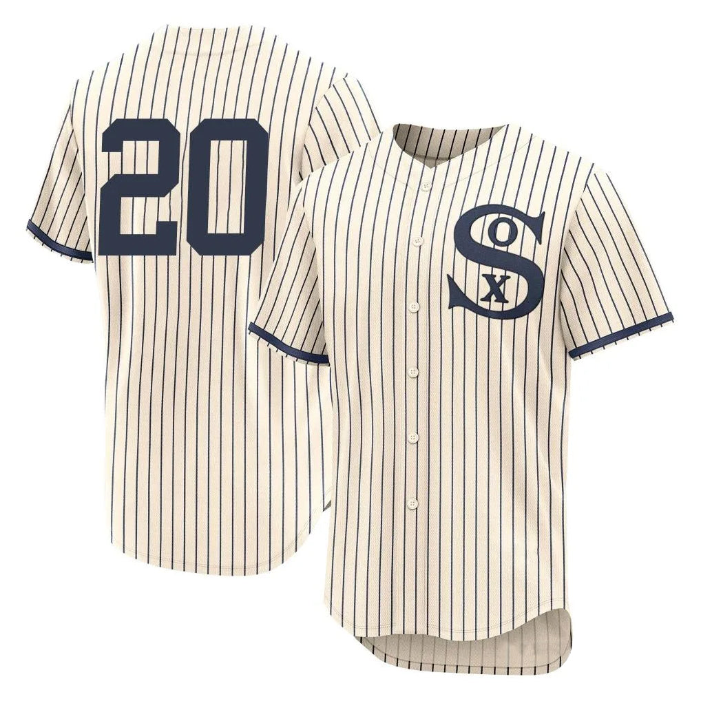 Fenge C.White Sox #20 Miguel Vargas Player Cream Field of Dreams Limited Elite Home Stitched Jerseys