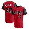 Fenge C.White Sox #20 Miguel Vargas Player Red City Connect Limited Elite Home Stitched Jerseys