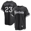 Fenge C.White Sox #23 Andrew Benintendi Player Black City Connect Home Game Stitched Jerseys