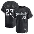Fenge C.White Sox #23 Andrew Benintendi Player Black City Connect Limited Home Stitched Jerseys