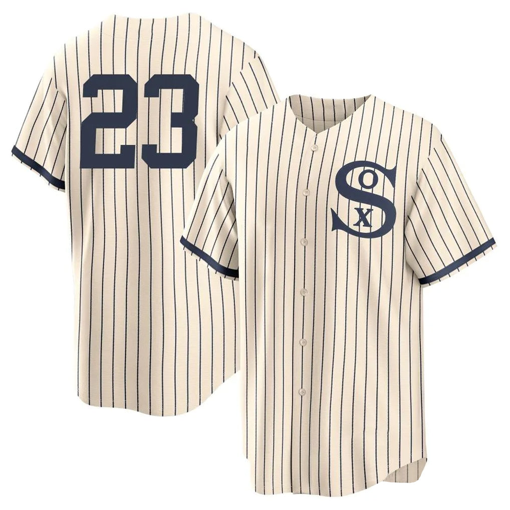 Fenge C.White Sox #23 Andrew Benintendi Player Cream Field of Dreams Home Game Stitched Jerseys