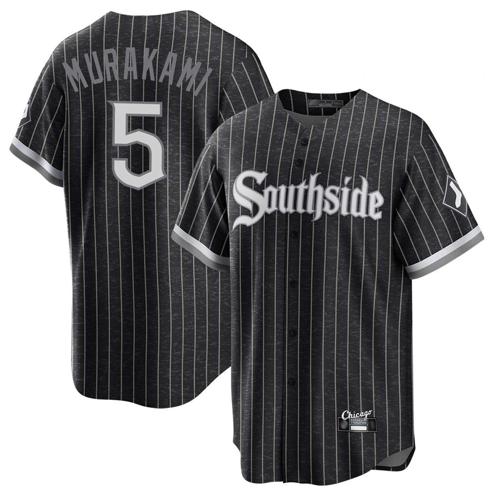 Fenge C.White Sox #5 Munetaka Murakami Player Black City Connect Home Game Stitched Jerseys