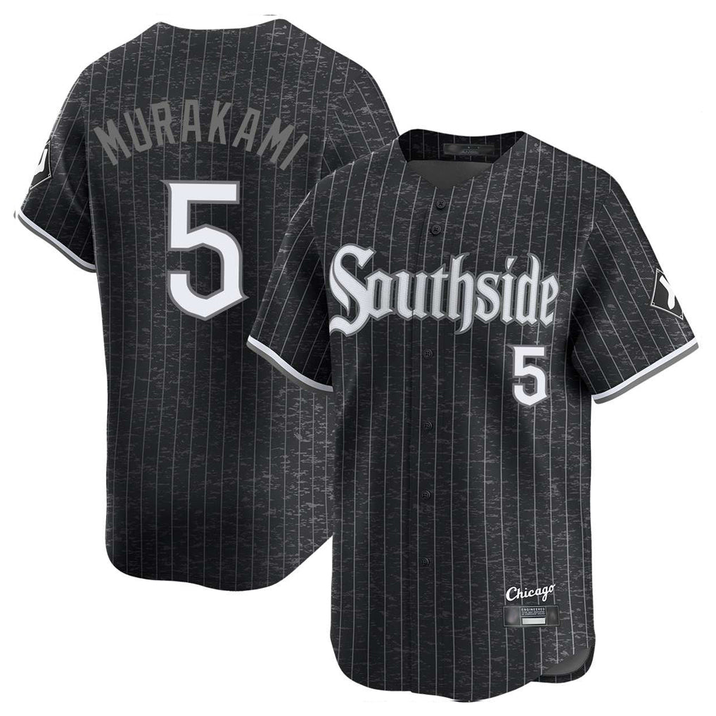 Fenge C.White Sox #5 Munetaka Murakami Player Black City Connect Limited Home Stitched Jerseys