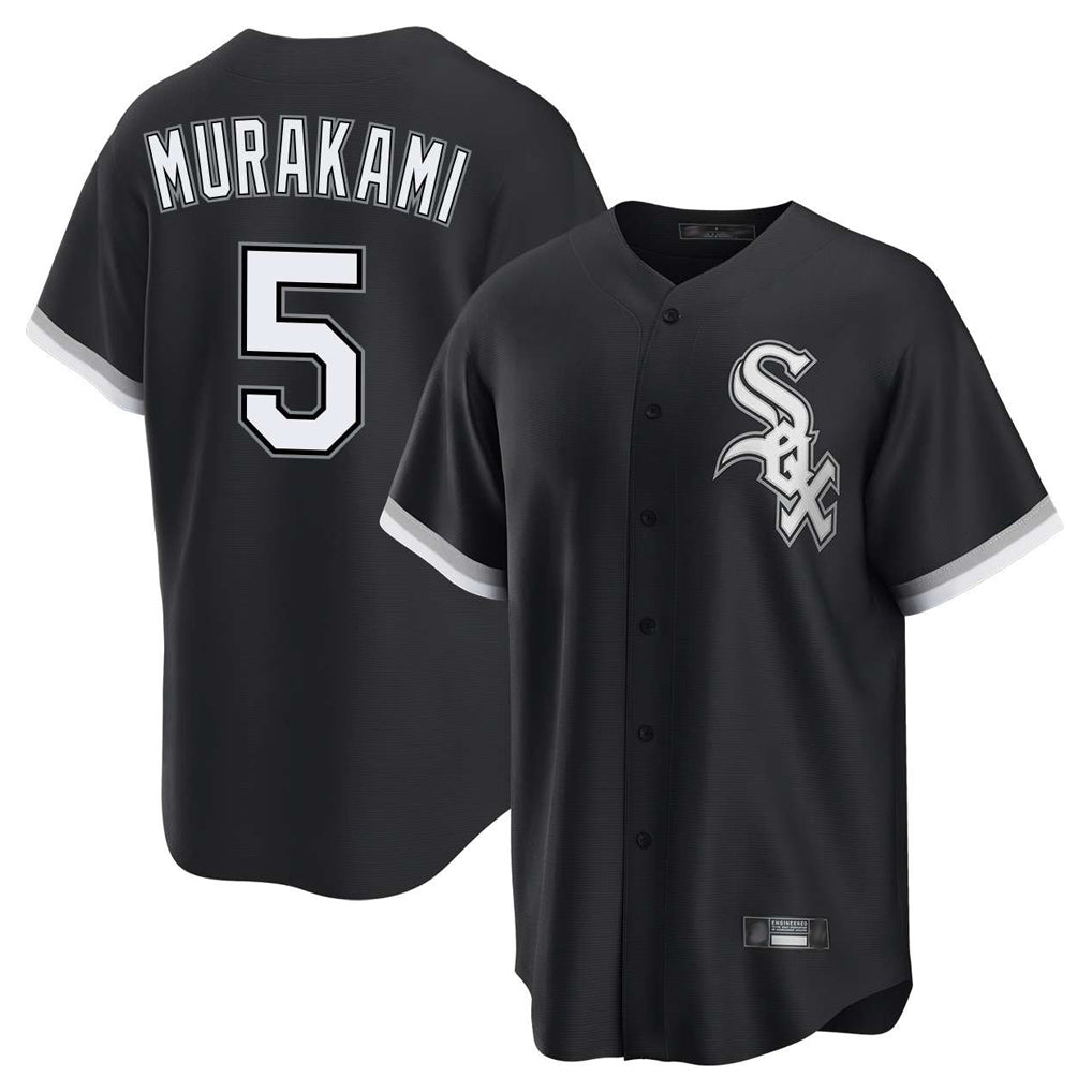Fenge C.White Sox #5 Munetaka Murakami Player Black Home Game Stitched Jerseys