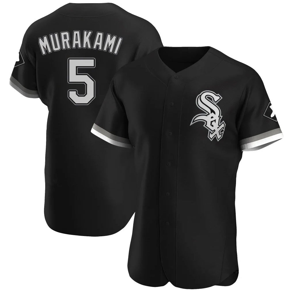 Fenge C.White Sox #5 Munetaka Murakami Player Black Limited Elite Home Stitched Jerseys