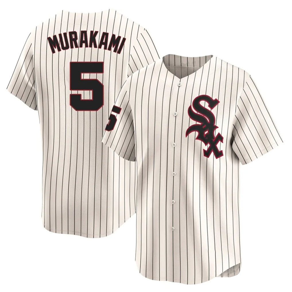 Fenge C.White Sox #5 Munetaka Murakami Player Cream Cooperstown Collection Limited Home Stitched Jerseys