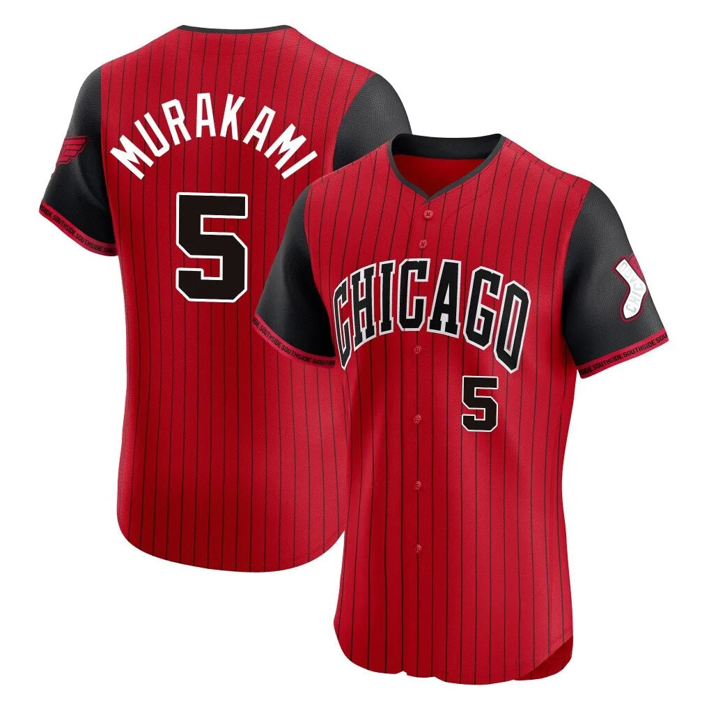 Fenge C.White Sox #5 Munetaka Murakami Player Red City Connect Limited Elite Home Stitched Jerseys