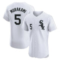 Fenge C.White Sox #5 Munetaka Murakami Player White Stripe Limited Elite Home Stitched Jerseys