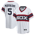 Fenge C.White Sox #5 Munetaka Murakami Player White T-shirt Home Game Stitched Jerseys