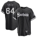 Fenge C.White Sox #64 Shane Smith Player Black City Connect Home Game Stitched Jerseys