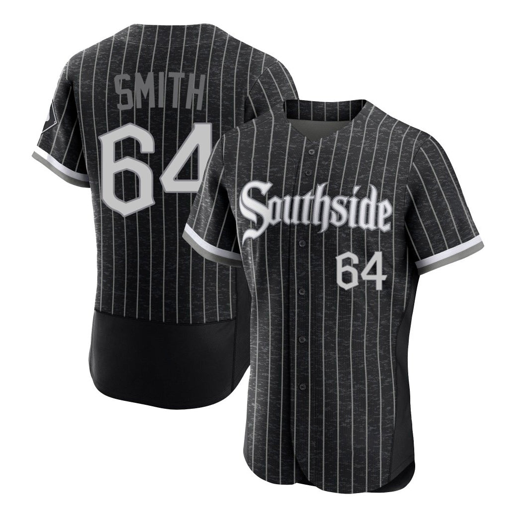 Fenge C.White Sox #64 Shane Smith Player Black City Connect Limited Elite Home Stitched Jerseys