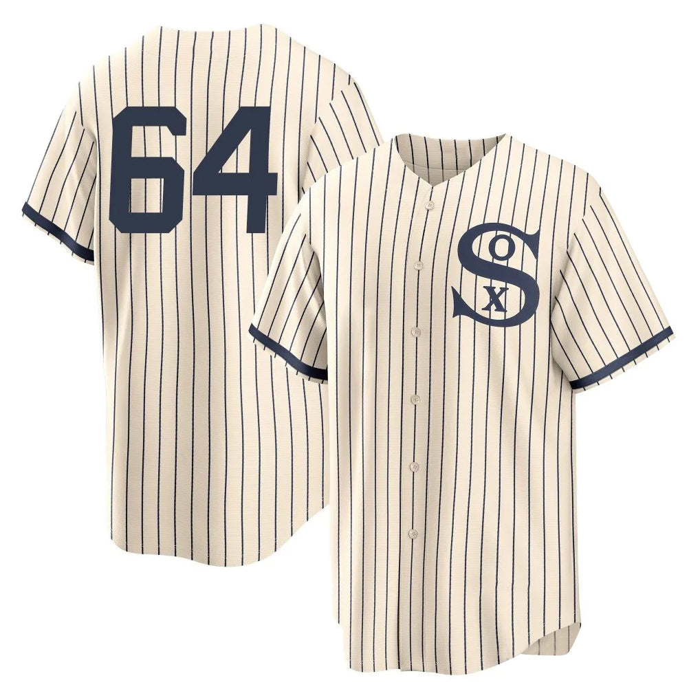 Fenge C.White Sox #64 Shane Smith Player Cream Field of Dreams Home Game Stitched Jerseys