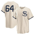 Fenge C.White Sox #64 Shane Smith Player Cream Field of Dreams Home Game Stitched Jerseys