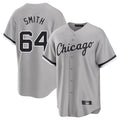 Fenge C.White Sox #64 Shane Smith Player Gray Home Game Stitched Jerseys