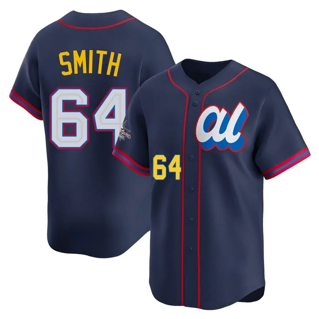 Fenge C.White Sox #64 Shane Smith Player Navy Limited American League All-Star Edition Stitched Jerseys
