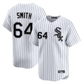 Fenge C.White Sox #64 Shane Smith Player White Stripe Limited Home Stitched Jerseys