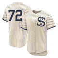 Fenge C.White Sox #72 Carlton Fisk Player Cream Field of Dreams Limited Elite Home Stitched Jerseys