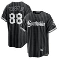 Fenge C.White Sox #88 Luis Robert Jr Player Black City Connect Home Game Stitched Jerseys