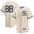 Fenge C.White Sox #88 Luis Robert Jr Player Cream Field of Dreams Home Game Stitched Jerseys
