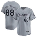 Fenge C.White Sox #88 Luis Robert Jr Player Gray Road Limited Home Stitched Jerseys
