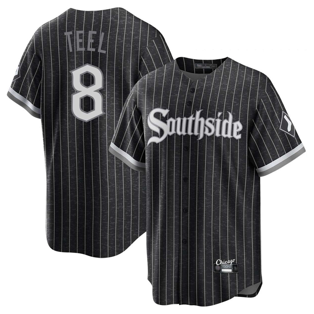 Fenge C.White Sox #8 Kyle Teel Player Black City Connect Home Game Stitched Jerseys