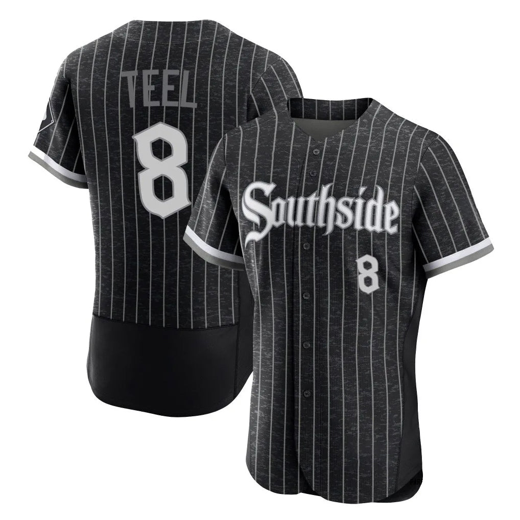 Fenge C.White Sox #8 Kyle Teel Player Black City Connect Limited Elite Home Stitched Jerseys