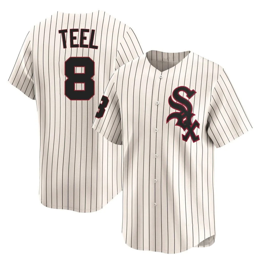 Fenge C.White Sox #8 Kyle Teel Player Cream Cooperstown Collection Limited Home Stitched Jerseys