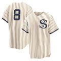 Fenge C.White Sox #8 Kyle Teel Player Cream Field of Dreams Home Game Stitched Jerseys