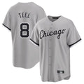 Fenge C.White Sox #8 Kyle Teel Player Gray Home Game Stitched Jerseys