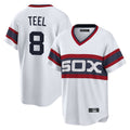 Fenge C.White Sox #8 Kyle Teel Player White T-shirt Home Game Stitched Jerseys