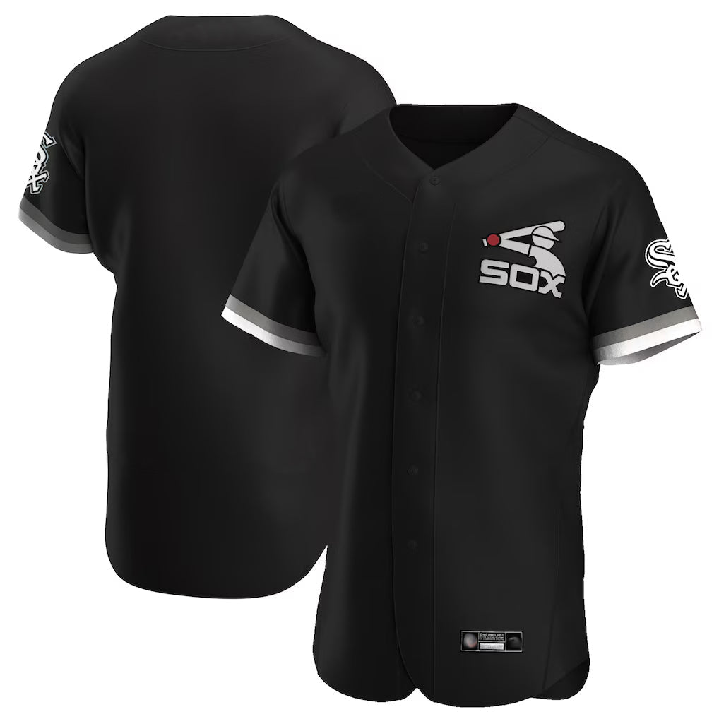 Fenge C.White Sox ## White Sox Blank Player Black Limited Elite Home Game Stitched Jerseys